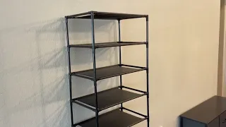 Key Features + Assembly of the SONGMICS 10 Shelf Shoe Rack