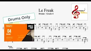 LE FREAK - DRUMS ONLY - Trinity Rock & Pop Drums Grade-4