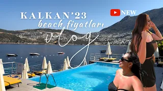 KALKAN'23🏝️💙| Kaş plaj fiyatları, aklımda kalan beach, kalkanda gitmeniz gereken yer☀️