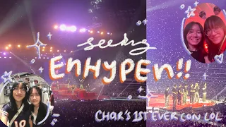 [char’s engene-loG] ENHYPEN FATE TOUR IN SINGAPORE DAY 1 ☆* 🦢.｡🍷*𖦹ﾟconcert highlights & vlog!