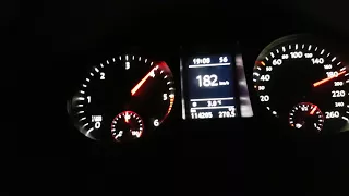 Passat B7 DSG 1.6 tdi 105 hp acceleration 0-200km/h