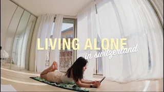 Ep 13 A VERY *realistic* day in the life living alone in Switzerland | Exploring Zurich & shopping