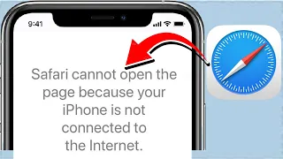 How to fix Safari cannot open the page because your iPhone is not connected to internet | iOS 14