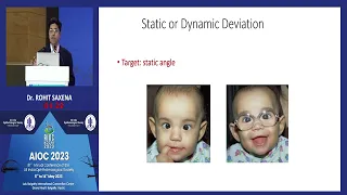 AIOC2023 - GP10 - Understanding strabismus evaluation and management