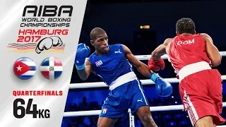 Quarterfinals (64kg) RODRIGUEZ Elvis (Dominican Republic) vs CRUZ GOMEZ Andy (Cuba)