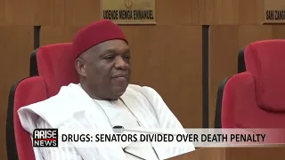 DRUGS: SENATE DIVIDED OVER DEATH PENALTY