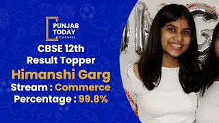 Girls rule the world,says Himanshi Garg, topper, Class 12th (Commerce)
