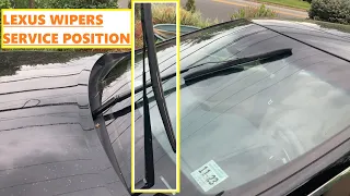 Lexus Wipers To Service Position