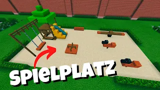 Wie baut man ein Spielplatz in Minecraft ? | Minecraft Spielplatz