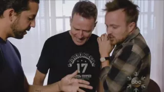 David Blaine shows magic to Kayne West, Bryan Cranston, Aaron Paul and Will Smith