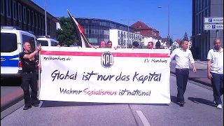 1. Mai in Celle : Tag der Deutschen Arbeit, Lennart Schwarzbach (NPD)