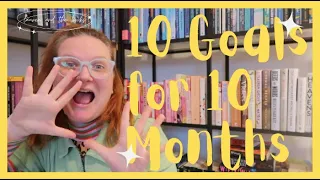10 Goals in 10 Months 2024 | Lauren and the Books