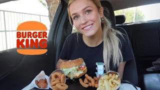 Burger King Mukbang! Whopper, Fries, Onion rings, and more!