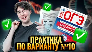 Решаем 10 вариант из сборника Рохлова | Биология ОГЭ Умскул