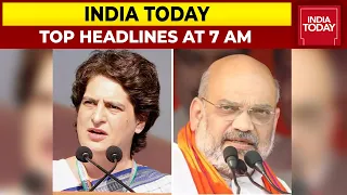 Top Headlines At 7 AM | Political Blockbuster In Western U.P | February 3, 2022