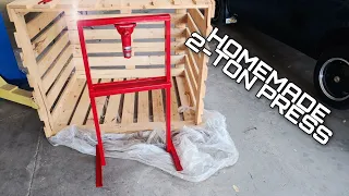 2 Ton Jack Press | Homemade | DIY