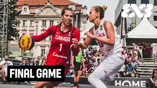 Canada v Poland - Full Final Game - FIBA 3x3 Women's Series - Prague, Czech Republic