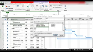 EDT en MS PROJECT - Definiendo el código de la estructura de trabajo