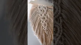 How to Create a BEAUTIFUL Macrame Feather Wall Hanging
