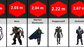 DC Universe Size Comparison | Biggest Characters of DC Universe | Satisfying Video