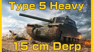 Type 5 Heavy 15 cm Derp Compilation || WoT Console