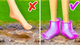 Don't Step There! Best Doll Crafts and Hacks || Anti-Stress DIY || Magic Makeover