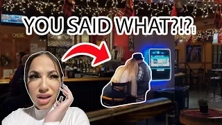 WE SPIED ON MY MOMS DATE AND IT WENT BAD *she was drunk**