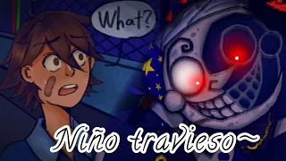 NIÑO TRAVIESO~ | FNAF SECURITY BREACH Mini CómicDub Español latino