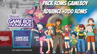 PACK ROMS GAMEBOY ADVANCE (GBA) |+200 ROMS| |RETROARCH, BATOCERA, RETROBAT, ANDROID ETC.|