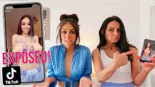 MOM REACTS TO MY TIKTOKS! (exposed)