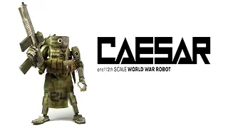 3A Caesar WWRP USMC World War Robot one12th review