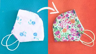 (VERY EASY PATTERN) Fabric Face Mask Sewing Tutorial- Diy Face Mask Very Easy At Home