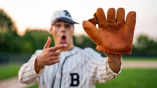 Playing Baseball with a 100 Year Old Glove