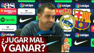 REAL MADRID vs. BARCELONA | Le preguntan a XAVI si firmaría GANAR el CLÁSICO SIN jugar BIEN | AS