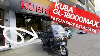 Triciclu Electric Fara Permis - KUBA GL18000 Max cu cabina TUK TUK, 70 km- bena 700 kg  - Moto Start