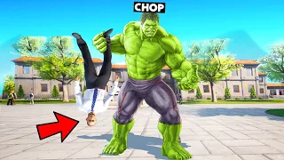 CHOP BECAME A HULK AND ALMOST DESTROYED MY SCHOOL