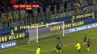 Интер - Болонья 3-2 обзор матча Кубок Италии 17.01.2017 HD