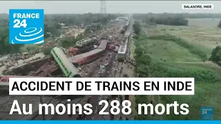 Au moins 288 morts dans l'une des pires catastrophes ferroviaires en Inde • FRANCE 24