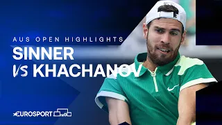 Jannik Sinner v Karen Khachanov | Round Four | Extended Australian Open 2024 Highlights 🇦🇺