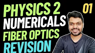 Optical Fiber Numericals Engineering Physics 2 Revision | Numerical Aperture | Saarang Maths