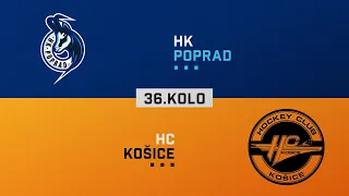 36.kolo HK Poprad - HC Košice HIGHLIGHTS