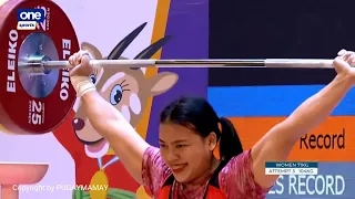 Vanessa Sarno humakot ng gintong medalya sa Weightlifting 31st SEA GAMES 2022 #weightlifting