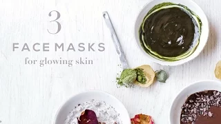 3 DIY FACE MASKS FOR GLOWING SKIN | ACNE - ANTI AGING - SENSITIVE