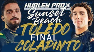 Filipe Toledo vs Griffin Colapinto | Hurley Pro Sunset Beach 2023 - Final Heat Replay