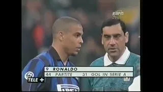 Inter - Fiorentina / Serie A 1998-1999 (Ronaldo, Batistuta, Baggio, Rui Costa, Toldo, Zanetti)