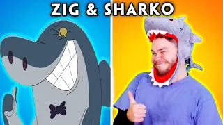 Zig & Sharko dengan anggaran nol - Sharko berkedip | Parodi Kartun Lucu | Woa Parody Indonesia