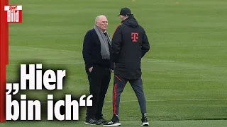 FC Bayern: Uli Hoeneß beim Training – ein klares Zeichen | Reif ist Live