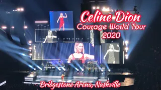 Celine Dion Courage World Tour Concert, Bridgestone Arena, Nashville, Tennessee, January 13th, 2020.