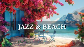 Jazz Coffee, Bossa Nova Music & Soothing Ocean Wave Sound Energy New Day - Coffee Shop Atmosphere