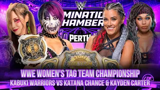 WWE 2K23 - Kabuki Warriors Vs Katana Chance & Kayden Carter | WWE Elimination Chamber